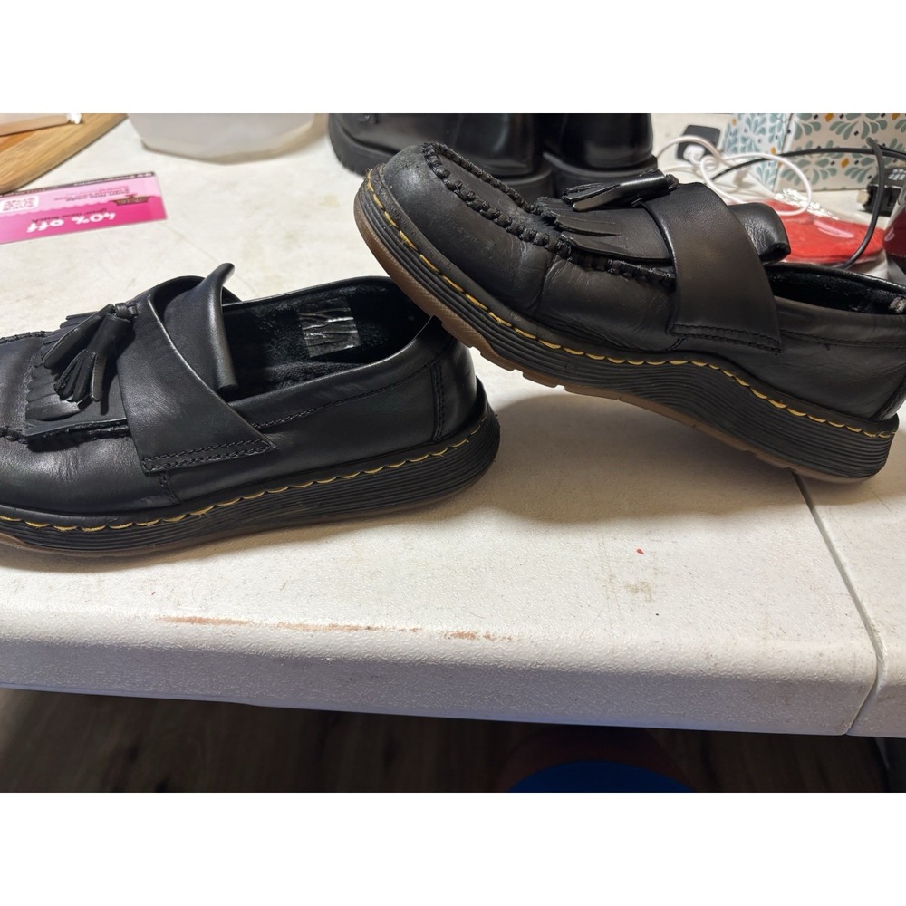 dr martens loafers men‎ black shoes leather Uk6 Us 7